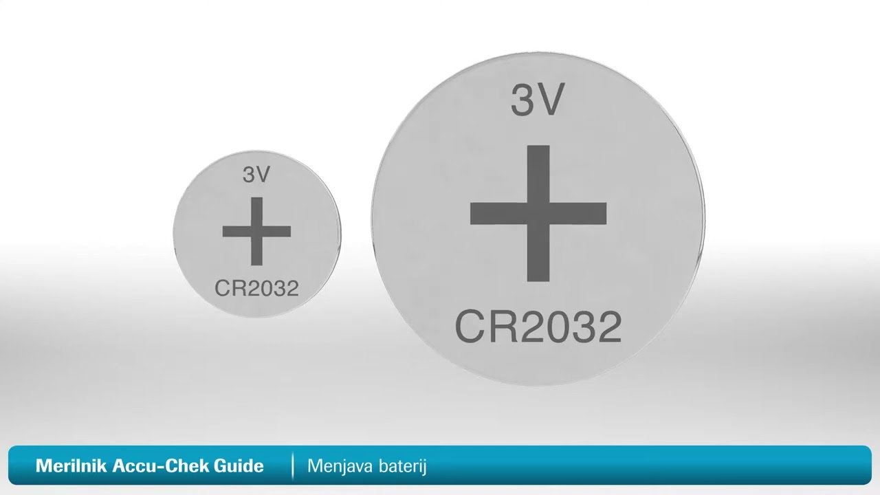 Merilnik Accu Chek Guide - menjava baterij