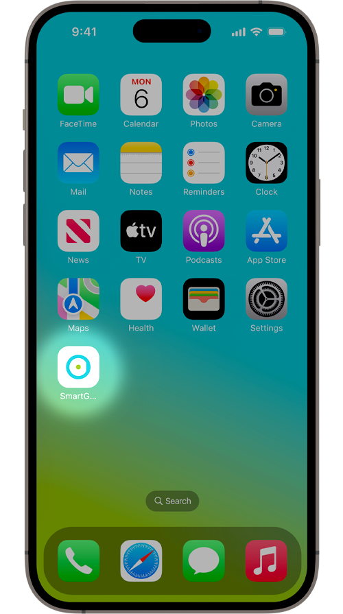 Posnetek zaslona strani za prenos aplikacije SmartGuide v trgovini App Store